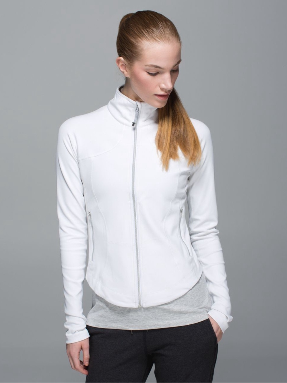 lululemon athletica Shape Jacket *Silver
White